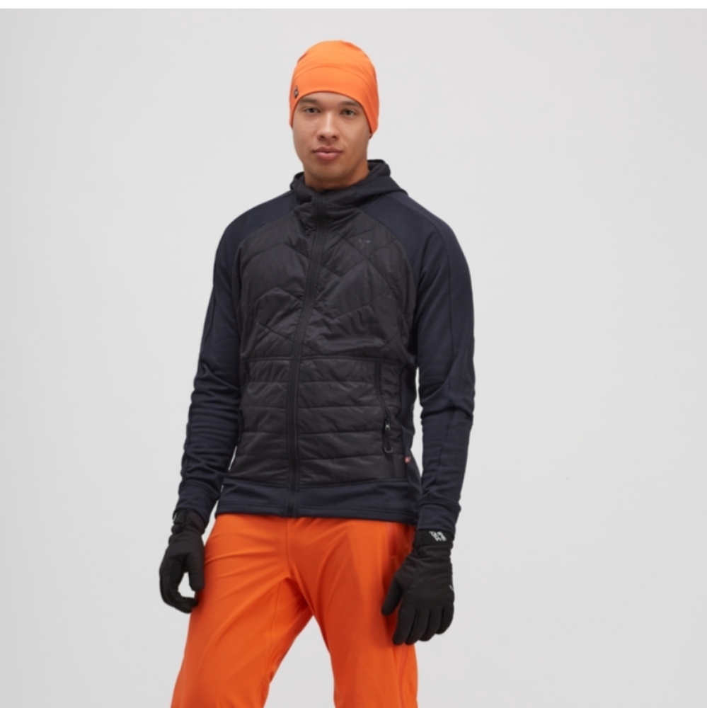 Silvini‎ Men's PrimaLoft Sweatshirt Dirilo Black/dark Navy Medium